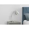 Monarch Specialties Lighting, 17 in.H, Table Lamp, Usb Port, Nickel Metal, Nickel Shade, Modern I 9659 - alternate 5